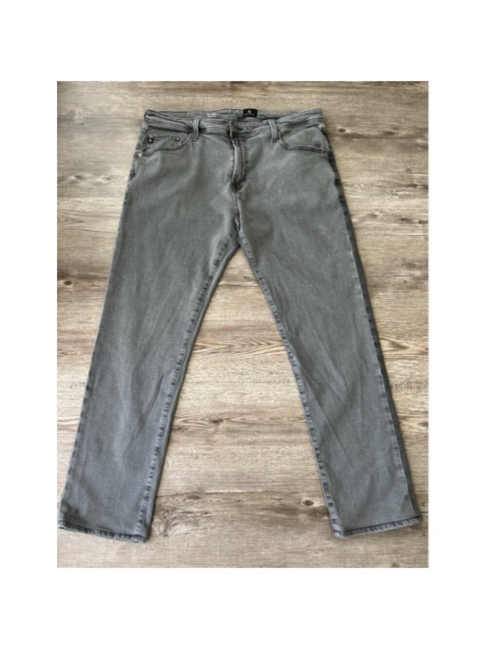 AG Adriano Goldschmied Tellis Jeans Mens Actual 38x28 Gray Modern Slim‎ Fit